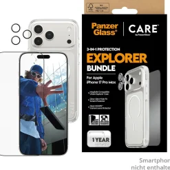 PanzerGlass CARE 3-in-1 Flagship Explorer Bundle iPhone 17 Pro Max