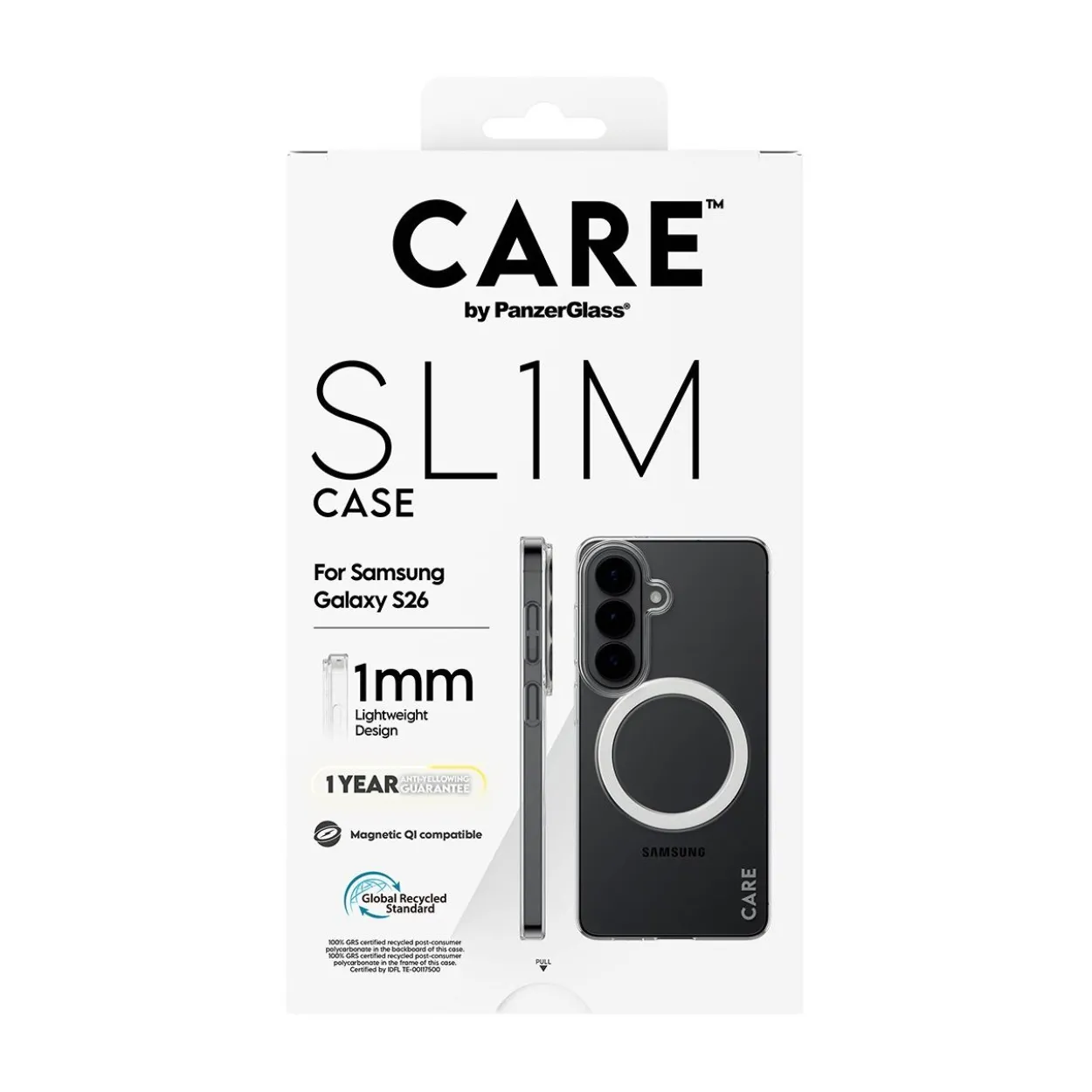 PanzerGlass CARE SL1M Case transparent Samsung Galaxy S26