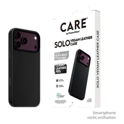 PanzerGlass CARE Solo Vegan Leather Case black MagSafe iPhone 18 Pro Max/17 PM