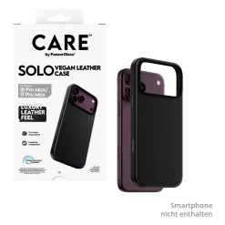 PanzerGlass CARE Solo Vegan Leather Case black MagSafe iPhone 18 Pro Max/17 PM