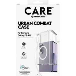 PanzerGlass CARE Urban Combat Case Transparent w White Qi Samsung Galaxy Z Fold8