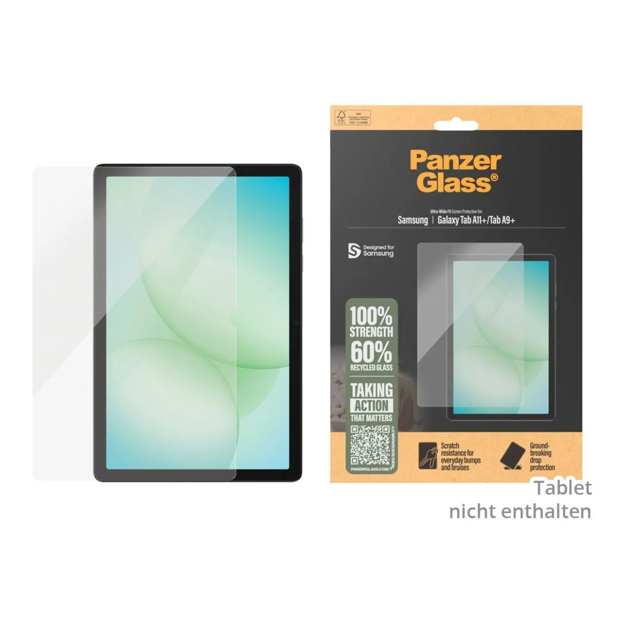 PanzerGlass Displayschutzfolie 53354 Samsung Galaxy Tab A11+/ Tab A9+