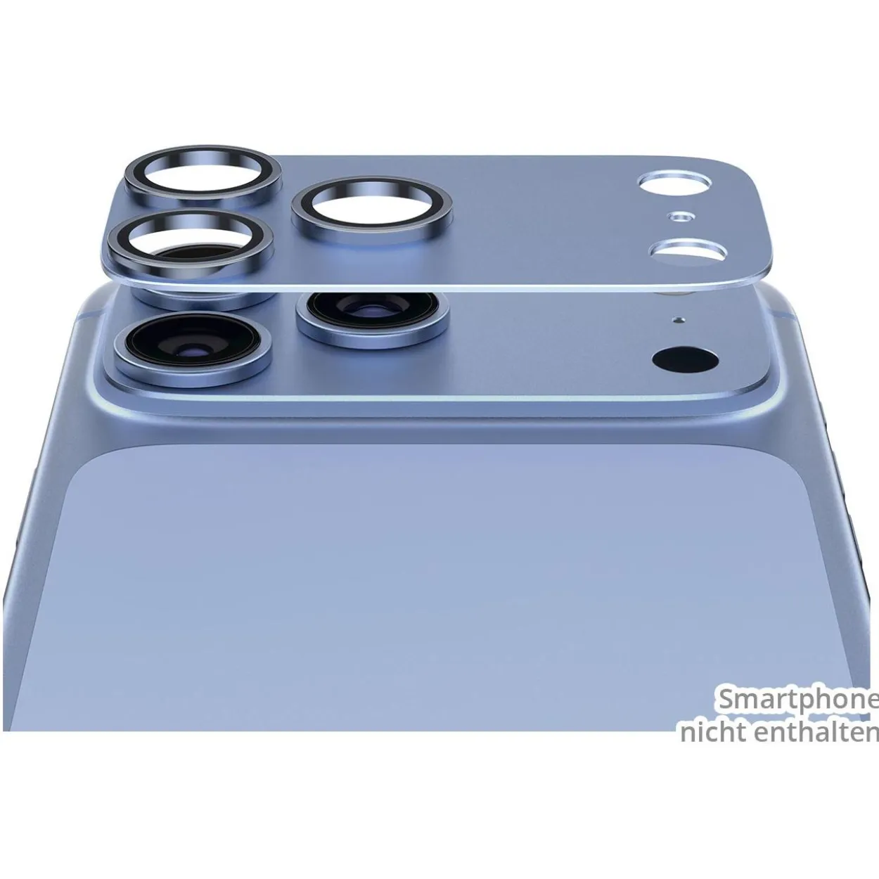 PanzerGlass Fender Camera Lens Protector shades of blue iPhone 18 Pro Max