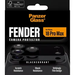 PanzerGlass Fender Camera Lens Protector blackcurrant iPhone 18 Pro Max