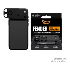 PanzerGlass Fender Camera Protector shades of grey iPhone 18 Pro Max