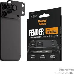 PanzerGlass Fender Camera Protector shades of grey iPhone 18 Pro Max
