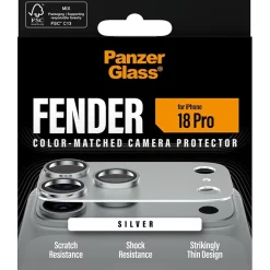 PanzerGlass Fender Camera Protector silver iPhone 18 Pro