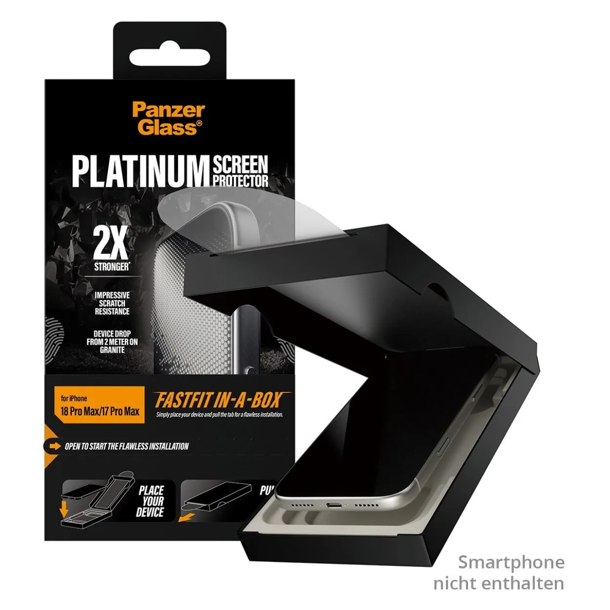 PanzerGlass Platinum Screen Protector iPhone 18 Pro Max/ 17 Pro Max