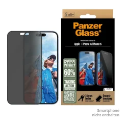 PanzerGlass Privacy SP iPhone 16 UWF