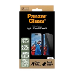 PanzerGlass Privacy SP iPhone 16 UWF