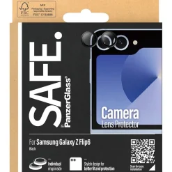 PanzerGlass SAFE. Camera Lens Protector for Samsung Galaxy Z Flip6 black