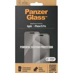 PanzerGlass SP iPhone 15 Pro Classic Fit