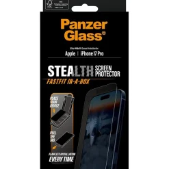 PanzerGlass STEALTH SCREEN PROTECTOR W. BLACK PRO ULTRA-WIDE FIT W. FASTFIT IN