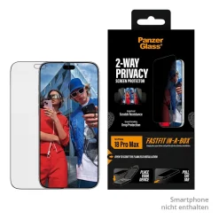 PanzerGlass 2-Way Privacy Screen Protector iPhone 18 Pro Max