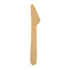 PAPSTAR 500 Einweg-Messer pure Holz