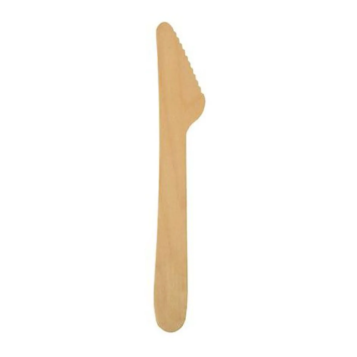 PAPSTAR 500 Einweg-Messer pure Holz