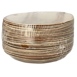PAPSTAR 25 Palmblatt-Teller pure 23,0 x 23,0 cm