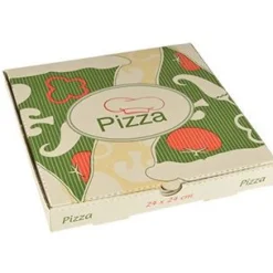 PAPSTAR 100 Pizzakartons pure 24,0 x 3,0 cm