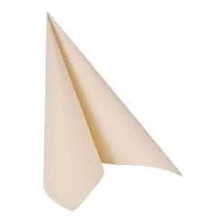 PAPSTAR Servietten champagner 3-lagig 20,0 x 20,0 cm 50 St.