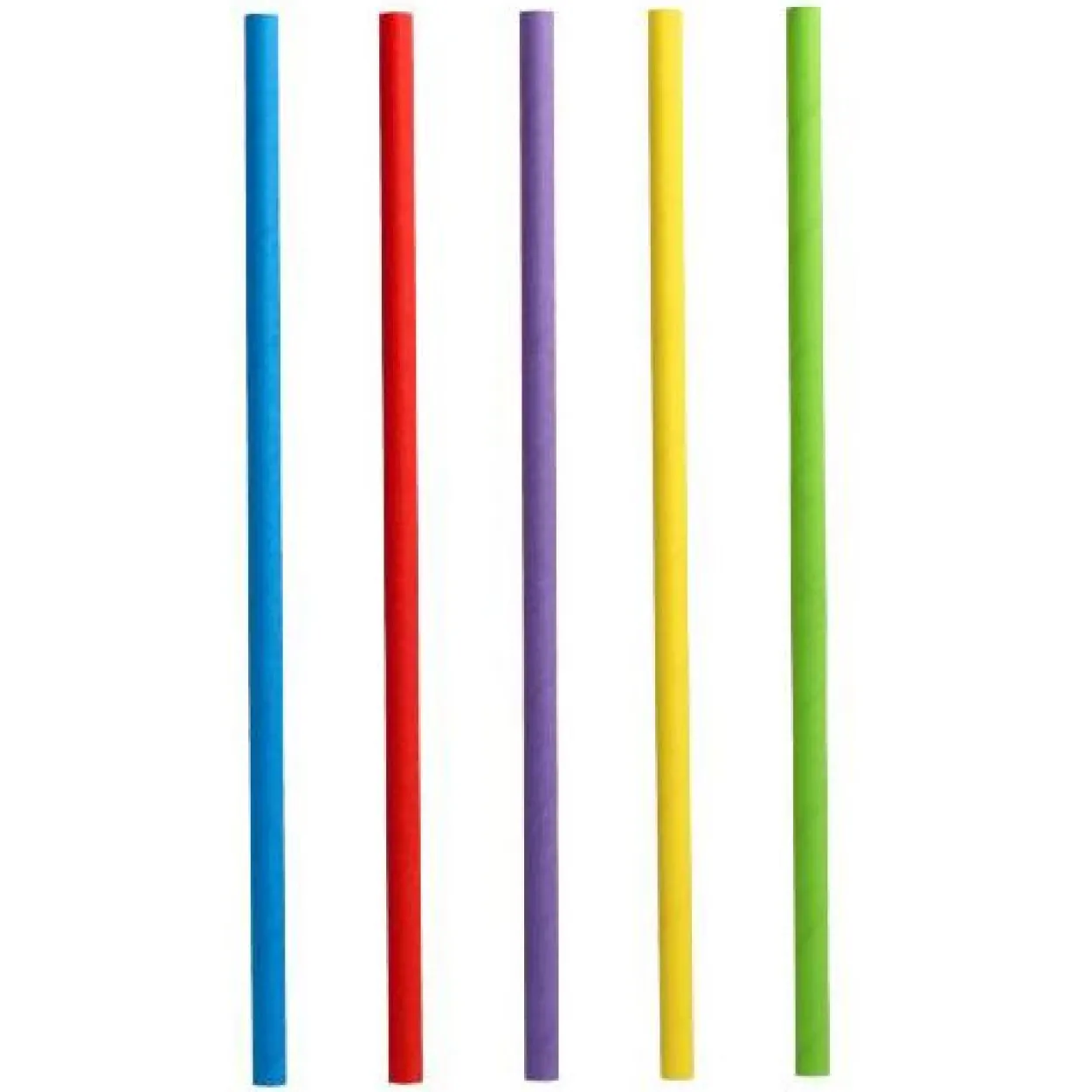 PAPSTAR 100 Strohhalme pure farbsortiert (88481)