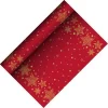 PAPSTAR Tischläufer Christmas Shine 88657 rot 40,0 cm x 3,0 m