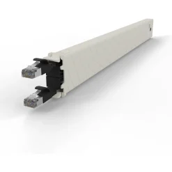 Patchbox Kassette Cat 6A 8HE STP 0,8m schwarz