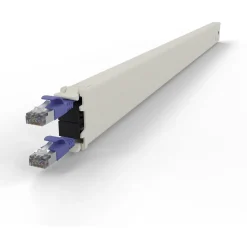 Patchbox Kassette Cat 6A 30HE STP 1,8m lila