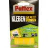 Pattex Montage Klebe-Strips, wieder ablösbar, gelb