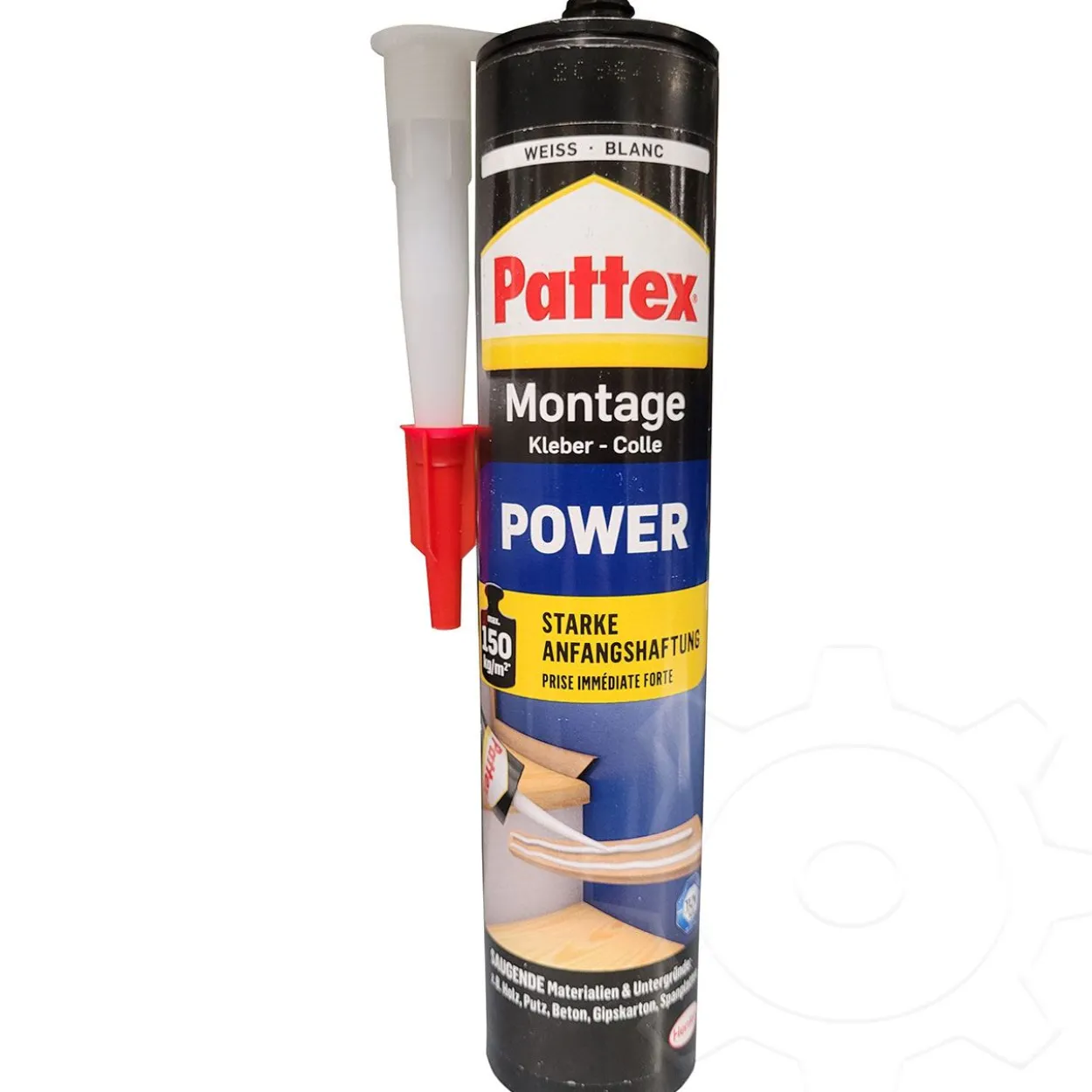 Pattex Montage Power Kleber, Kartusche mit 370g , 9H PXP37
