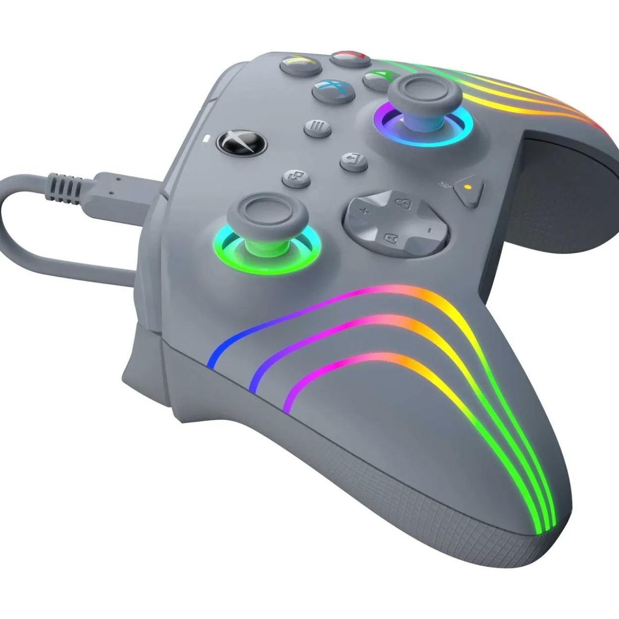 PDP Controller kabelgebunden Afterglow Wave grau XBOX Serie