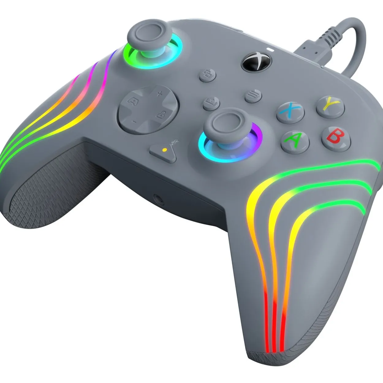 PDP Controller kabelgebunden Afterglow Wave grau XBOX Serie