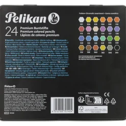 Pelikan Buntstifte 24 Stück im Metalletui