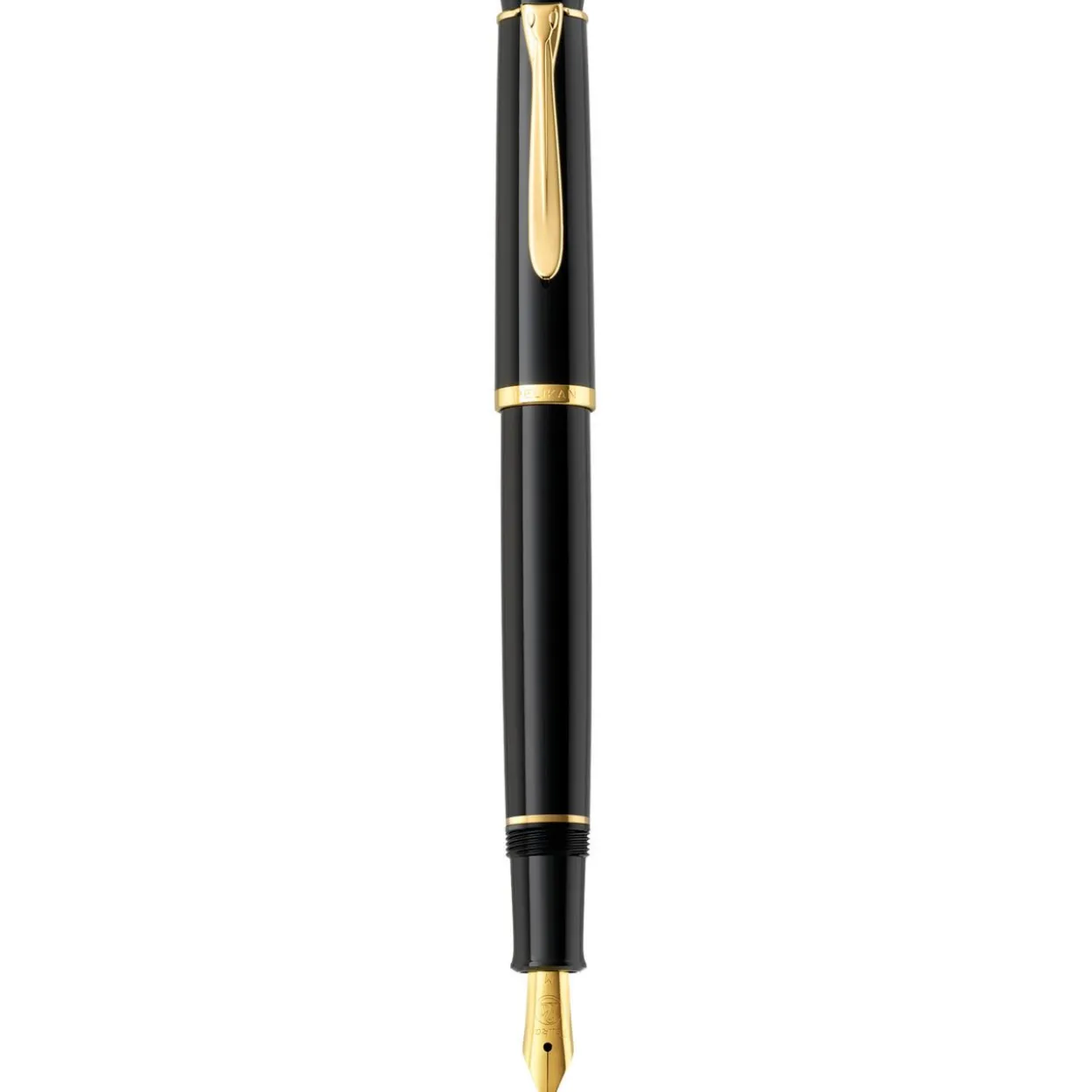 Pelikan Classic P200 Patronenfüller schwarz/gold F (fein)