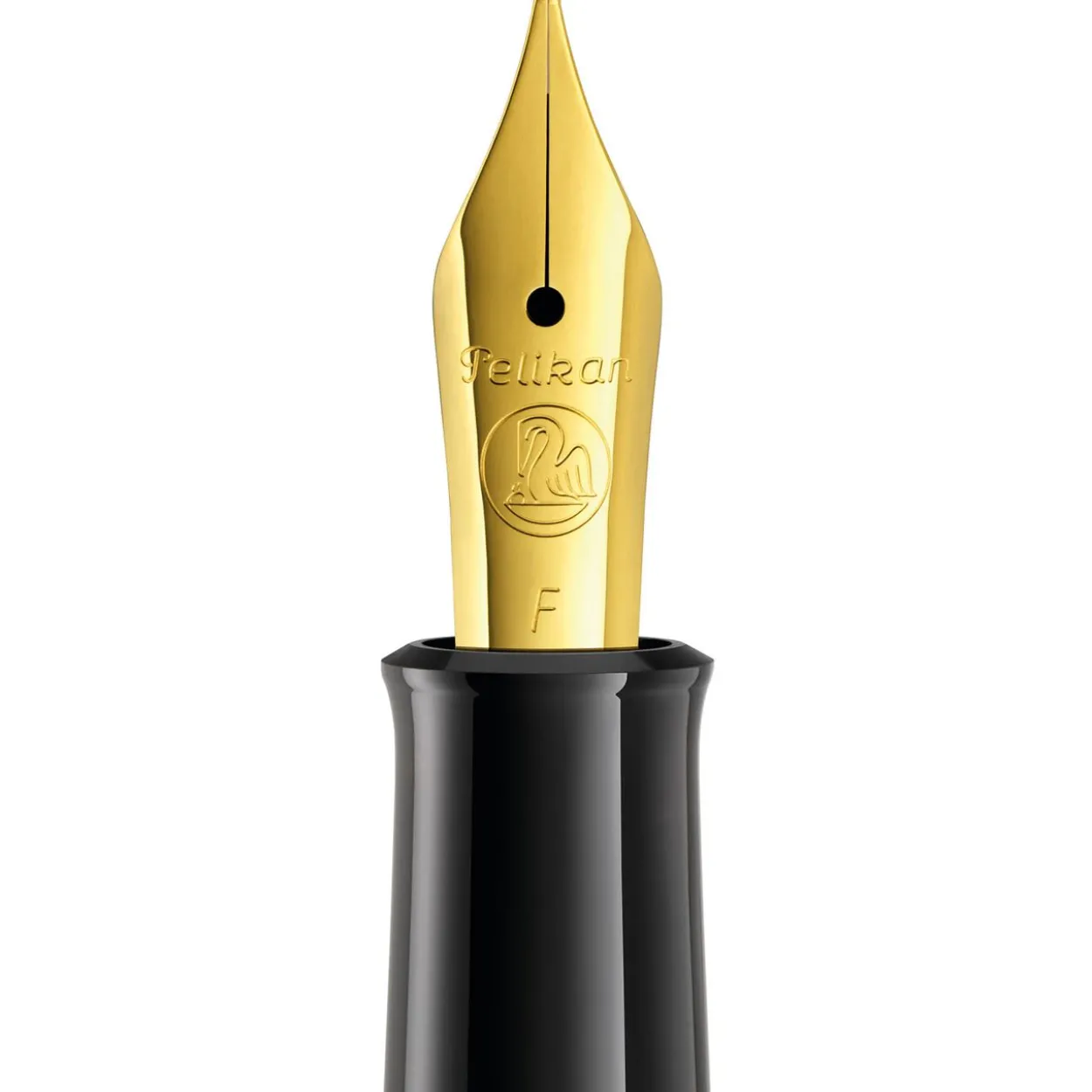 Pelikan Classic P200 Patronenfüller schwarz/gold F (fein)