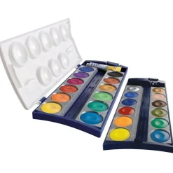 Pelikan Farbkasten 24Farben u 1 TB Deckweiß 735K/24