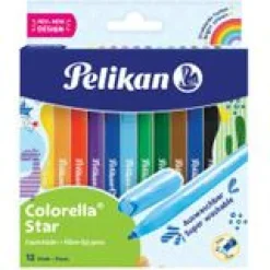 Pelikan Fasermaler Colorella Star C302 12 ST sortiert Faltschachtel