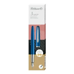 Pelikan Füllhalter Jazz Noble Elegance P36 Saphire Blau Faltschachtel 821841