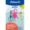 Pelikan griffix Schulschere Rechtshänder Rund 14cm Blau