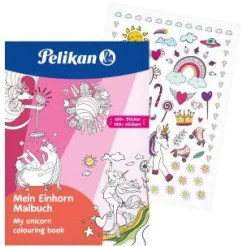 Pelikan Malbuch mit Stickern MBmS, 48 Seiten FSC