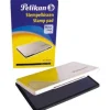 Pelikan Stempelkissen 9 x 16 cm Schwarz, Metallic-Gehäuse