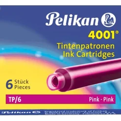 Pelikan Tintenpatronen 4001 TP/6, pink