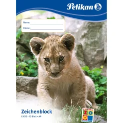 Pelikan Zeichenblock C 4/10, DIN A4, 100 g/qm, 10 Blatt