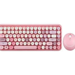 Perixx Periduo 713 Deutsch 2.4 GHz und USB rosa