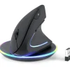 Perixx PERIMICE-713 RX Vertikale Ergonomie-Maus, kabellos, inkl. Ladepad