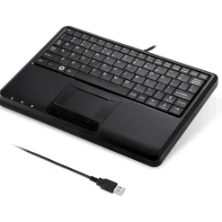 Perixx Tastatur, PERIBOARD-510 H PLUS, USB, UK-Tastaturlayout
