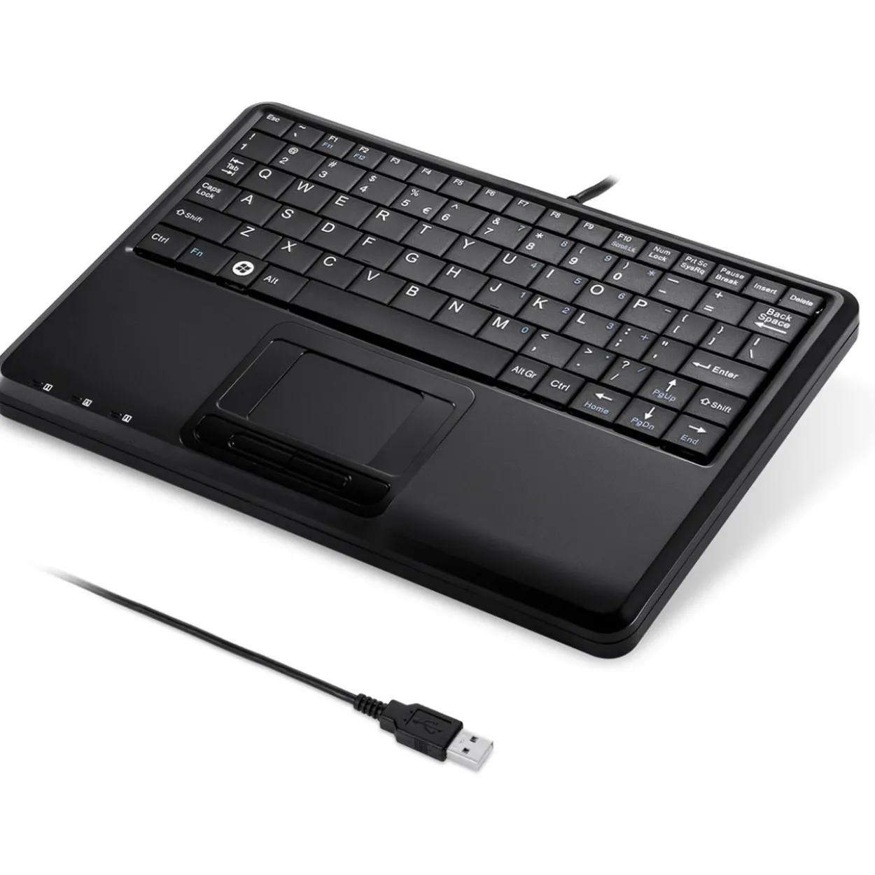 Perixx Tastatur, PERIBOARD-510 H PLUS, USB, UK-Tastaturlayout