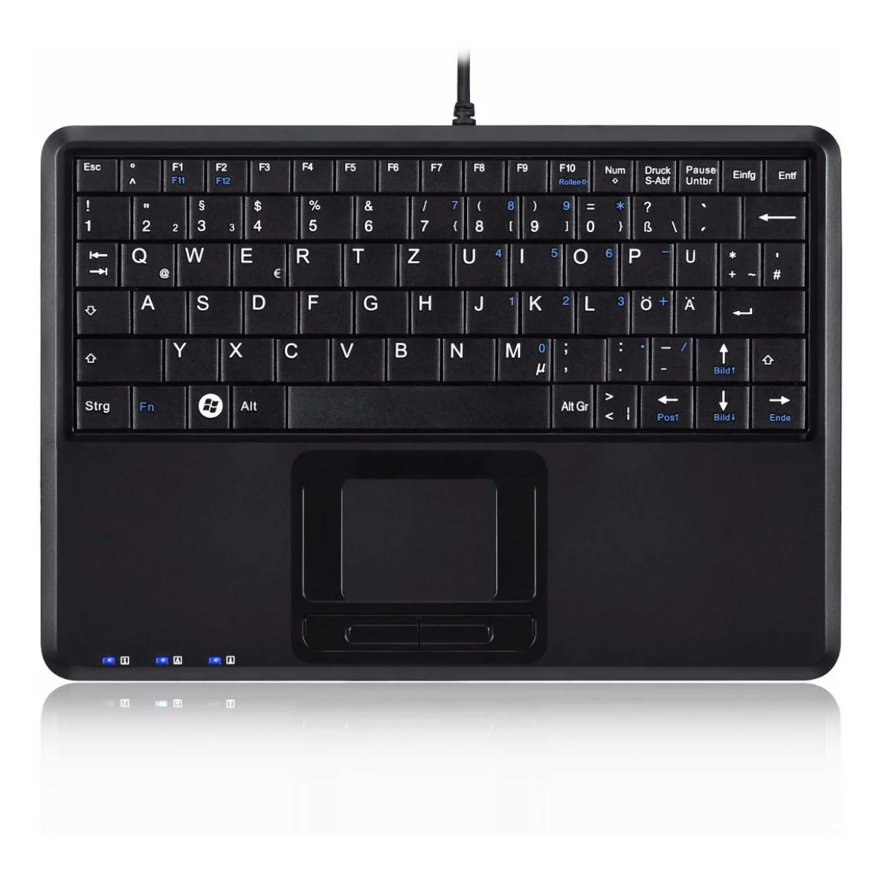 Perixx Tastatur, PERIBOARD-510 H PLUS, USB, UK-Tastaturlayout