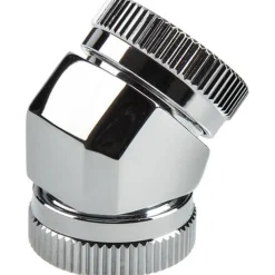 Phanteks Glacier Adapter 45 Grad 12mm AD auf 12mm AD Hardtube, chrome silber