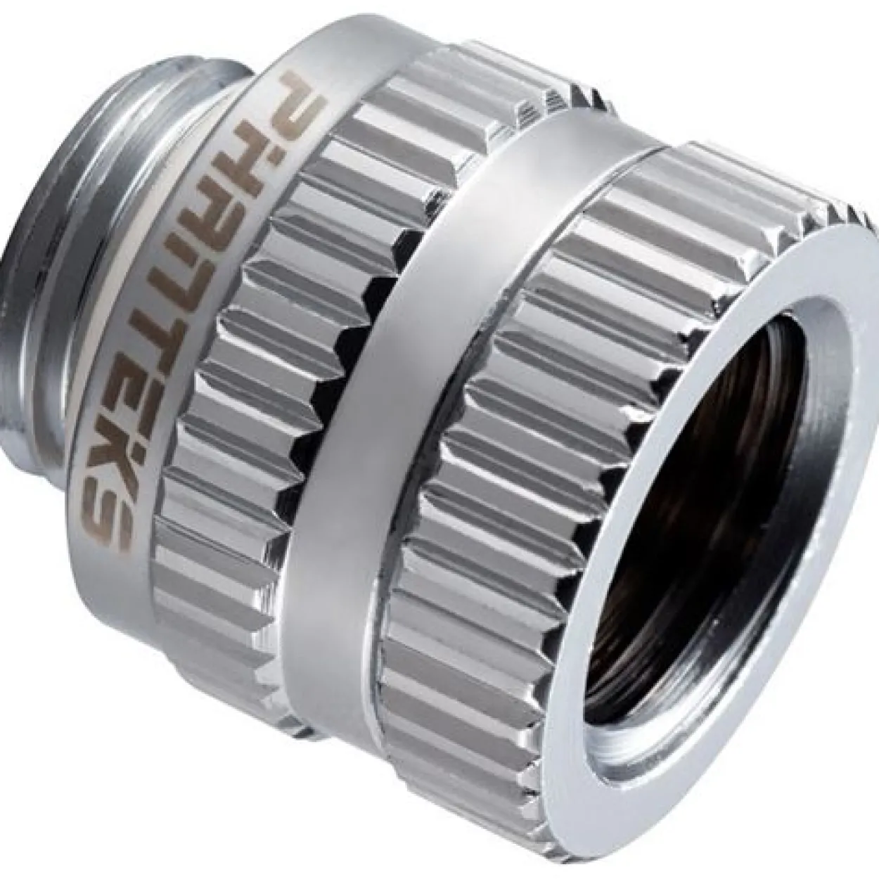 Phanteks Glacier M-F Rotary Adapter gerade G1/4 Zoll AG auf G1/4 Zoll IG, chrome silber