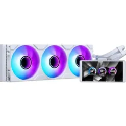 Phanteks Glacier One 360M25 LCD AiO-Wasserkühlung, 6-Zoll-Display - 360mm, weiß
